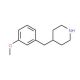 4-(3-Methoxy-benzyl)-piperidine (CAS 150019-61-7) - chemical structure image