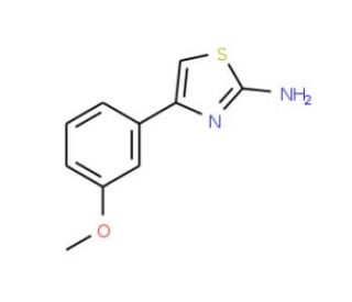 4-(3-Methoxy-phenyl)-thiazol-2-ylamine - chemical structure image