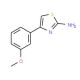 4-(3-Methoxy-phenyl)-thiazol-2-ylamine - chemical structure image
