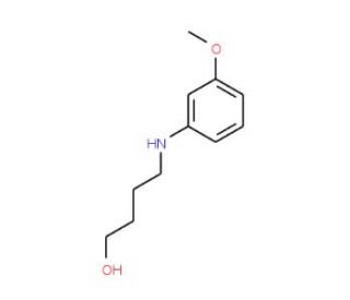 4-(3-Methoxy-phenylamino)-butan-1-ol (CAS 356539-28-1) - chemical structure image