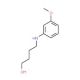 4-(3-Methoxy-phenylamino)-butan-1-ol (CAS 356539-28-1) - chemical structure image