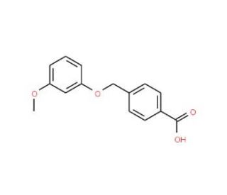 4-(3-Methoxyphenoxymethyl)benzoic acid - chemical structure image
