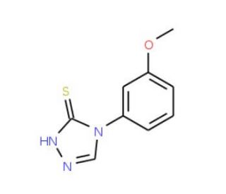 4-(3-methoxyphenyl)-4H-1,2,4-triazole-3-thiol (CAS 36017-21-7) - chemical structure image