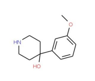 4-(3-Methoxyphenyl)piperidin-4-ol (CAS 180161-15-3) - chemical structure image