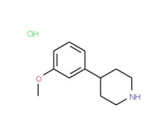4-(3-Methoxyphenyl)piperidine hydrochloride (CAS 325808-20-6) - chemical structure image