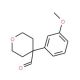 4-(3-Methoxyphenyl)tetrahydro-2H-pyran-4-carboxaldehyde - chemical structure image
