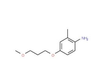 4-(3-Methoxypropoxy)-2-methylaniline - chemical structure image