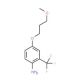 4-(3-Methoxypropoxy)-2-(trifluoromethyl)aniline - chemical structure image