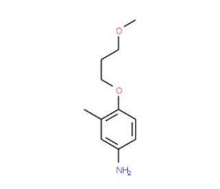 4-(3-Methoxypropoxy)-3-methylaniline - chemical structure image