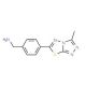 4-(3-Methyl-[1,2,4]triazolo[3,4-b][1,3,4]-thiadiazol-6-yl)-benzylamine (CAS 875001-46-0) - chemical structure image