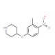 4-(3-Methyl-4-nitrophenoxy)piperidine - chemical structure image