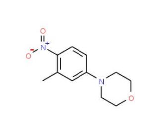 4-(3-Methyl-4-nitrophenyl)morpholine (CAS 220679-09-4) - chemical structure image
