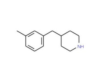 4-(3-Methyl-benzyl)-piperidine (CAS 496056-53-2) - chemical structure image
