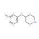 4-(3-Methyl-benzyl)-piperidine (CAS 496056-53-2) - chemical structure image