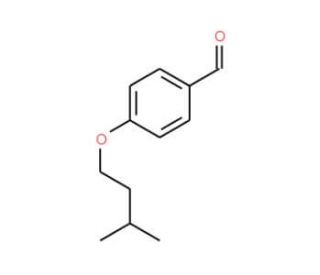 4-(3-Methyl-butoxy)-benzaldehyde (CAS 18986-09-9) - chemical structure image
