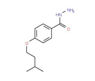4-(3-Methyl-butoxy)-benzoic acid hydrazide - chemical structure image