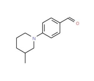 4-(3-Methyl-piperidin-1-yl)-benzaldehyde - chemical structure image