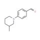 4-(3-Methyl-piperidin-1-yl)-benzaldehyde 的分子结构 4-(3-Methyl-piperidin-1-yl)-benzaldehyde - chemical structure image