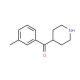 4-(3-Methylbenzoyl)-piperidine (CAS 344334-10-7) - chemical structure image