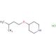 4-(3-methylbutoxy)piperidine hydrochloride - chemical structure image