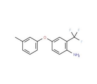 4-(3-Methylphenoxy)-2-(trifluoromethyl)aniline - chemical structure image