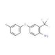 4-(3-Methylphenoxy)-2-(trifluoromethyl)aniline - chemical structure image