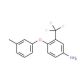 4-(3-Methylphenoxy)-3-(trifluoromethyl)aniline - chemical structure image