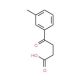 4-(3-Methylphenyl)-4-oxobutyric acid (CAS 59618-44-9) - chemical structure image
