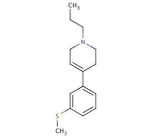 4-[3-(Methylsulfanyl)phenyl]-1-propyl-1,2,3,6-tetrahydro-pyridine - chemical structure image