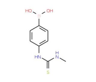 4-(3-Methylthioureido)phenylboronic acid (CAS 1072946-18-9) - chemical structure image