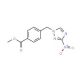 4-(3-Nitro-[1,2,4]triazol-1-ylmethyl)-benzoic acid methyl ester - chemical structure image