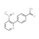 4-(3-Nitro-2-pyridinyl)benzenecarboxylic acid (CAS 847446-89-3) - chemical structure image