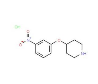 4-(3-Nitrophenoxy)piperidine, HCl (CAS 125043-83-6) - chemical structure image