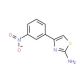4-(3-Nitrophenyl)-1,3-thiazole-2-ylamine (CAS 57493-24-0) - chemical structure image