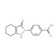4-(3-Oxo-1,3,4,5,6,7-hexahydro-2H-indazol-2-yl)-benzenecarboxylic acid (CAS 866018-45-3) - chemical structure image