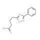 4-(3-phenyl-1,2,4-oxadiazol-5-yl)butanoic acid - chemical structure image