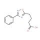 4-(3-Phenyl-[1,2,4]oxadiazol-5-yl)-butyric acid - chemical structure image
