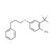 4-(3-Phenylpropoxy)-2-(trifluoromethyl)aniline - chemical structure image