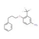 4-(3-Phenylpropoxy)-3-(trifluoromethyl)aniline - chemical structure image