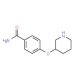 4-(3-Piperidinyloxy)benzamide (CAS 912761-79-6) - chemical structure image