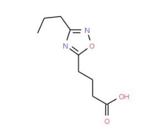 4-(3-propyl-1,2,4-oxadiazol-5-yl)butanoic acid - chemical structure image