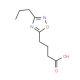 4-(3-propyl-1,2,4-oxadiazol-5-yl)butanoic acid - chemical structure image