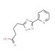 4-(3-pyridin-2-yl-1,2,4-oxadiazol-5-yl)butanoic acid - chemical structure image