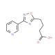 4-(3-Pyridin-3-yl-[1,2,4]oxadiazol-5-yl)-butyric acid (CAS 878437-11-7) - chemical structure image