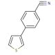 4-(3-Thienyl)benzonitrile (CAS 172507-33-4) - chemical structure image