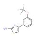 4-(3-Trifluoromethoxy-phenyl)-thiazol-2-ylamine (CAS 436151-97-2) - chemical structure image