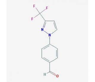 4-[3-(trifluoromethyl)-1H-pyrazol-1-yl]benzaldehyde - chemical structure image