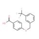 4-{[3-(Trifluoromethyl)benzyl]oxy}benzoic acid - chemical structure image