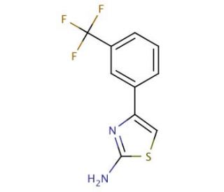4-[3-(trifluoromethyl)phenyl]-1,3-thiazol-2-amine - chemical structure image