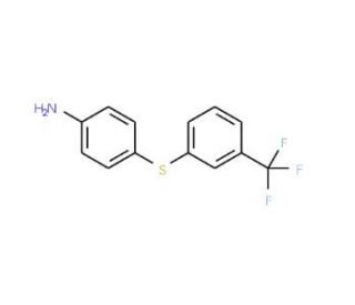 4-{[3-(Trifluoromethyl)phenyl]sulfanyl}aniline - chemical structure image